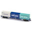 Container carrier wagon, Continental Rail.