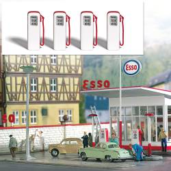 Petrol pumps.