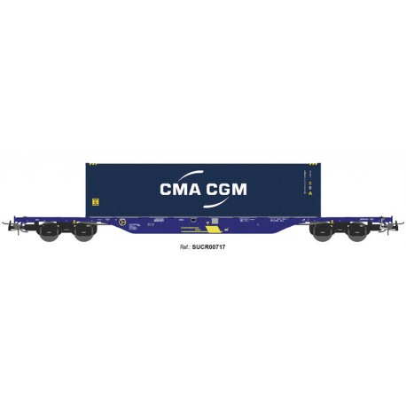 Wagon type Sgnss "CMA CGM", Continental Rail.