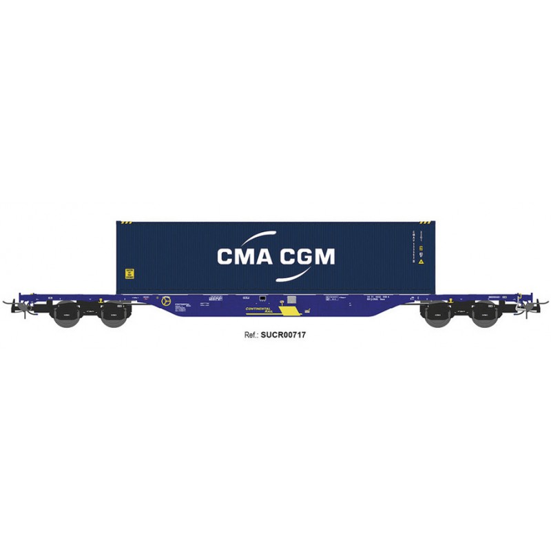 Plataforma Sgnss "CMA CGM", Continental Rail. Plataforma Sgnss "CMA CGM", Continental Rail.