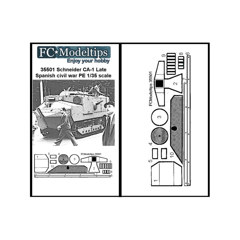 Fotograbado: Schneider CA-1 late, guerra civil española