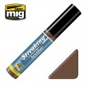 Streakingbrusher: Marron medio.