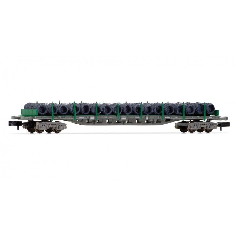 ARNOLD HN6407 Vagón tipo Rgs con bobinas, RENFE, Modelismo Ferroviario ...