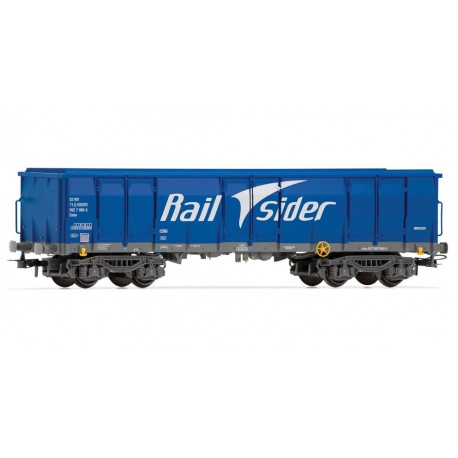 Wagon type Ealos with scrap, RailSider. Wagon type Ealos with scrap, RailSider.