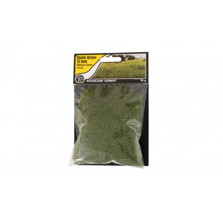 Static grass medium green (12mm).