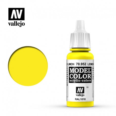 Amarillo limón 17 ml, #11. VALLEJO 70952