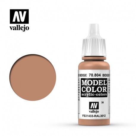 Beige red 17 ml, #36. VALLEJO 70804