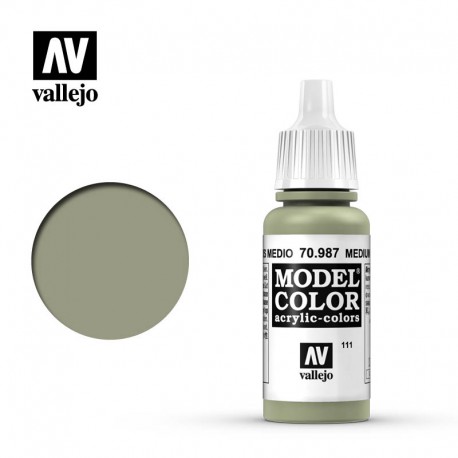 Medium grey 17 ml, #111. VALLEJO 70987