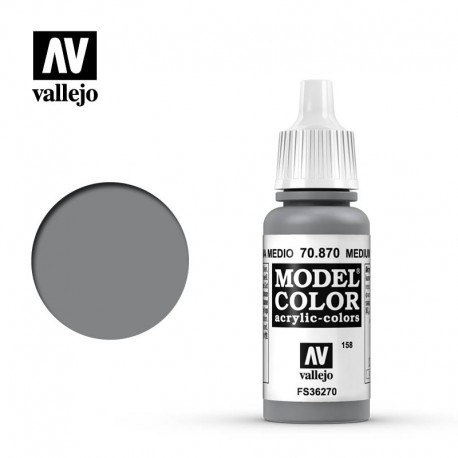 Medium sea grey 17 ml, #158. VALLEJO 70870