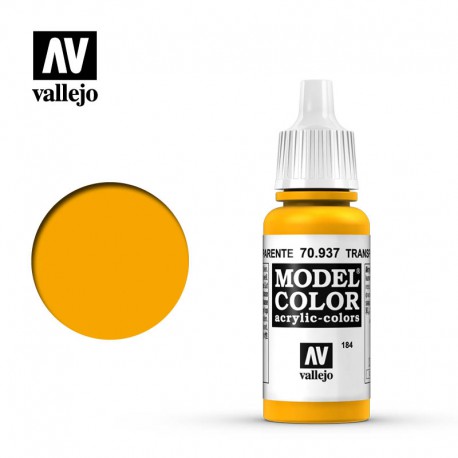 Transparent yellow 17 ml, #184. VALLEJO 70937