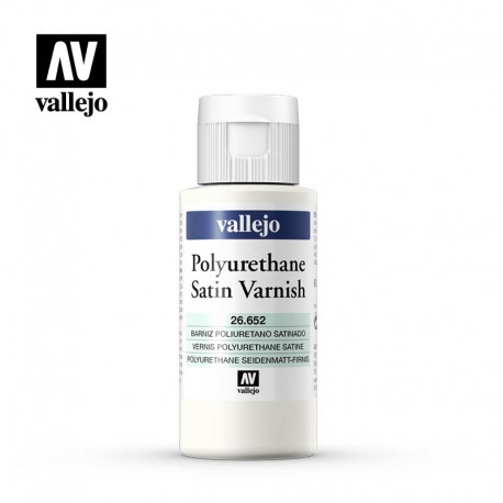 Polyurethane Satin Varnish. 60ml. VALLEJO 26652