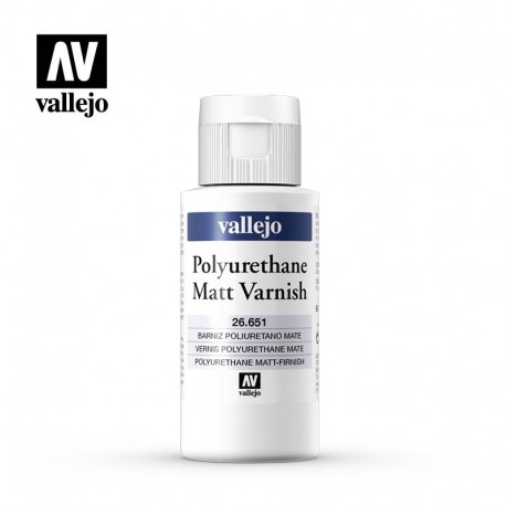 Polyurethane Matt Varnish. 60ml. VALLEJO 26651