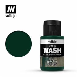 Lavado verde oliva.