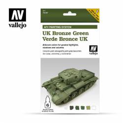 Ensemble vert bronze britannique.
