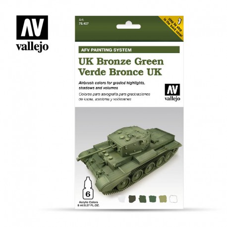 Set Verde Bronce UK. VALLEJO 78407