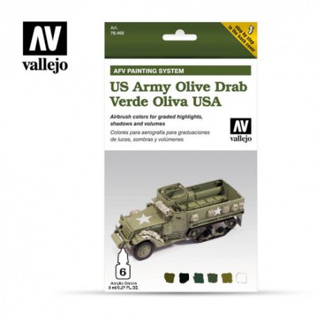 US Army Olive Drab Set. VALLEJO 78402