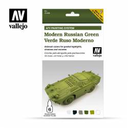 Set Verde Ruso Moderno.