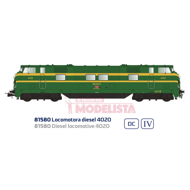 Locomotora diésel 4020, RENFE. Locomotora diésel 4020, RENFE.
