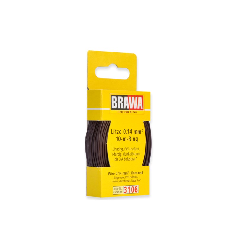 Cable de 1 mm (0,14mm²) . Amarillo.