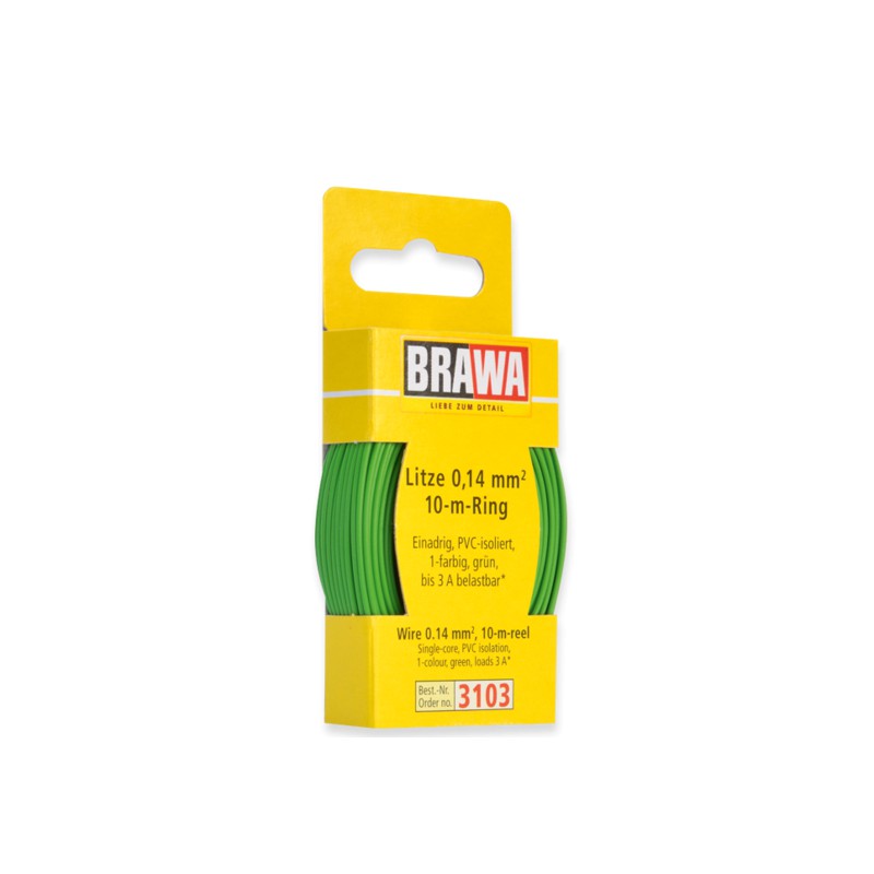 Cable de 1 mm (0,14mm²) . Amarillo.