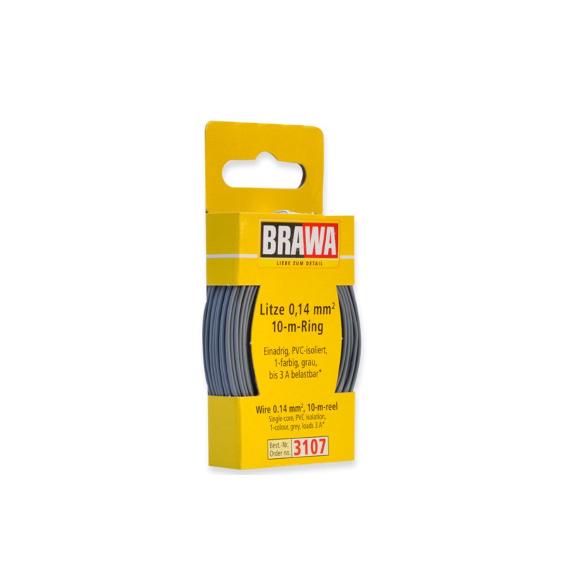 Cable de 1 mm (0,14mm²) . Negro.