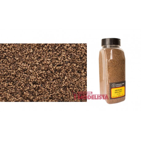 Brown ballast. WOODLAND SCENICS B1372