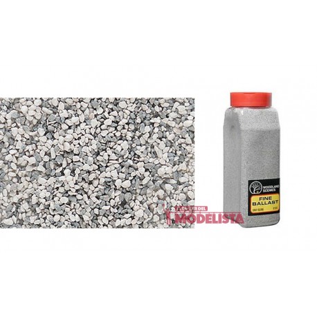 Gray blend ballast. WOODLAND SCENICS B1393