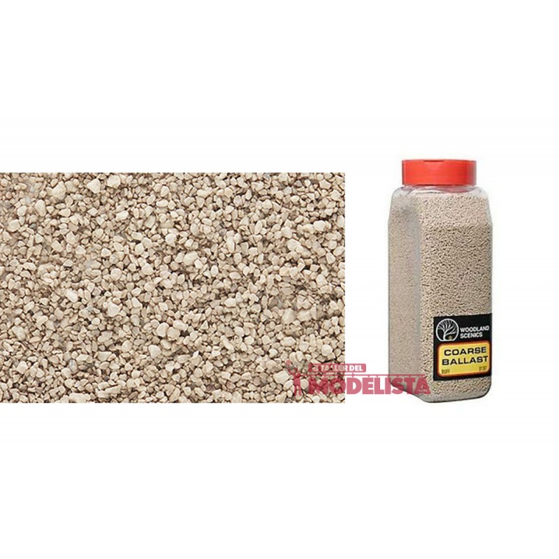 Balasto o grava gruesa, beige. WOODLAND SCENICS B1387 Balasto o grava gruesa, beige. WOODLAND SCENICS B1387