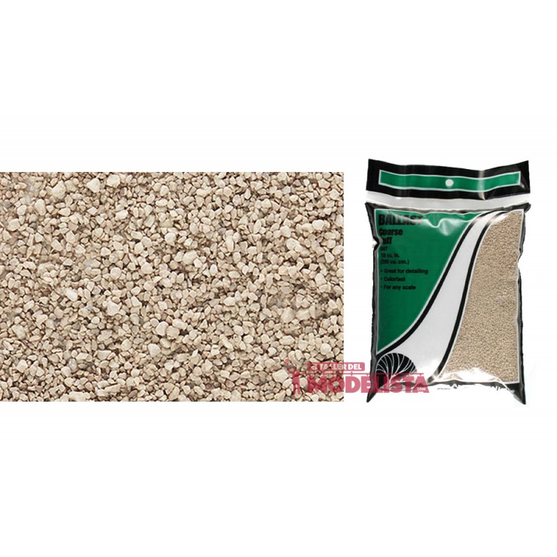 Balasto o grava gruesa, beige. WOODLAND SCENICS B87 Balasto o grava gruesa, beige. WOODLAND SCENICS B87