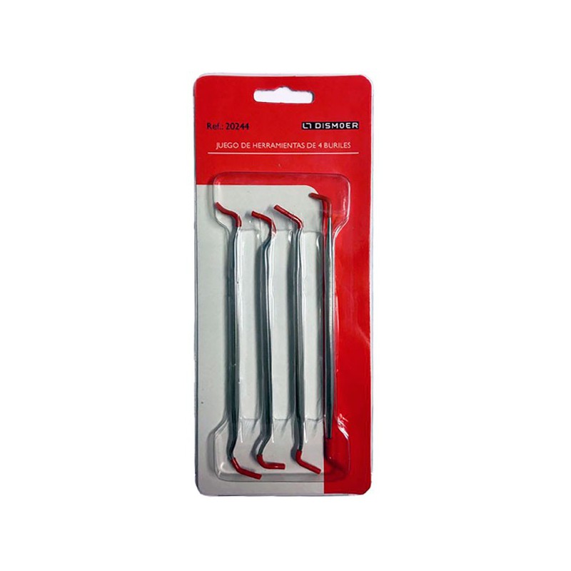 Juego de seis buriles tipo dental. CHAVES 10244