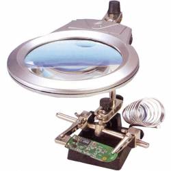 Hand magnifier with soldering stand. CHAVES 13001