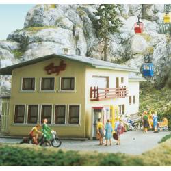 Stationen der Seilbahnen.