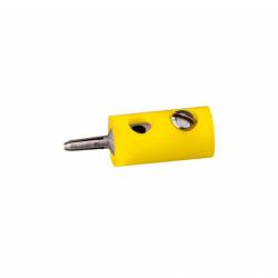 Plugs round, yellow.