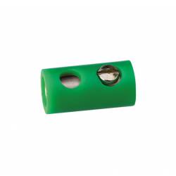 Socket round, green.