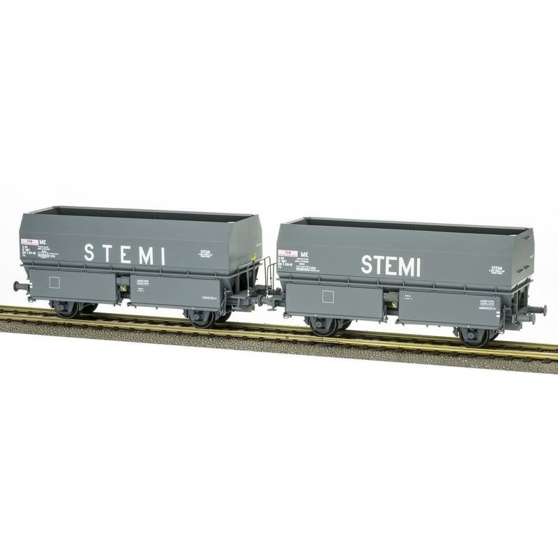 Set of coal hopper wagons "STEMI", SNCF. Set of coal hopper wagons "STEMI", SNCF.
