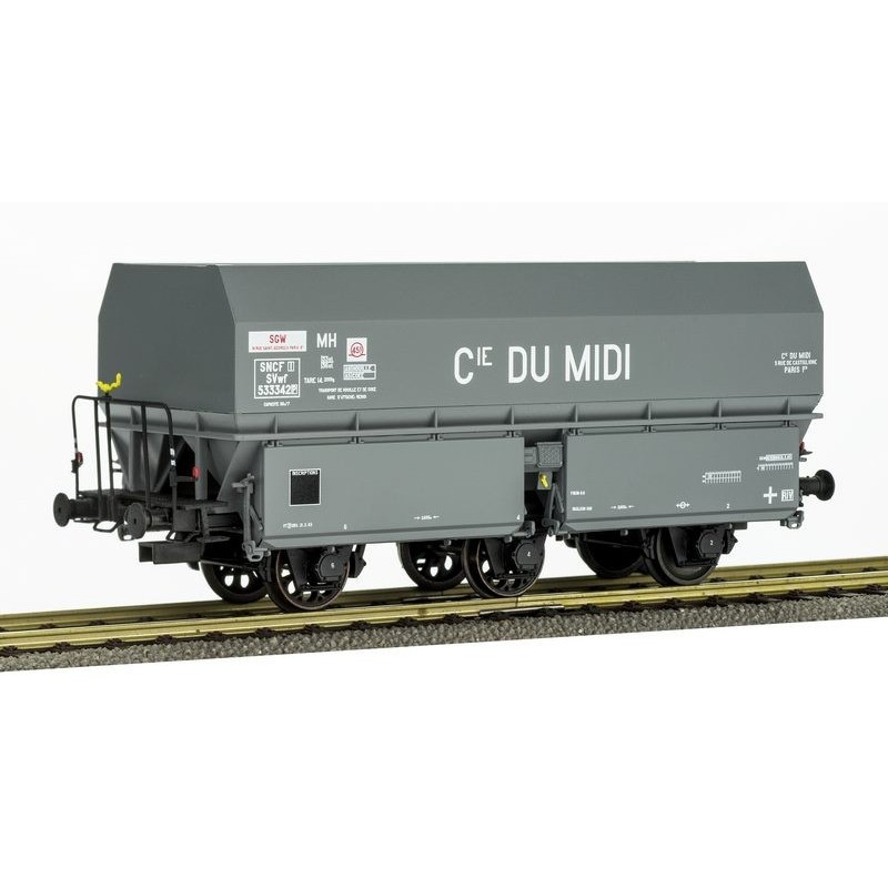 Coal hopper wagon "Cie. du MIDI", SNCF. Coal hopper wagon "Cie. du MIDI", SNCF.