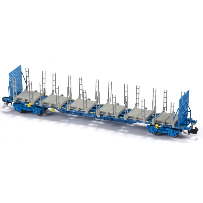 Log carrier wagon, COMSA. Log carrier wagon, COMSA.