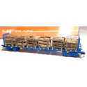 Log carrier wagon, COMSA.