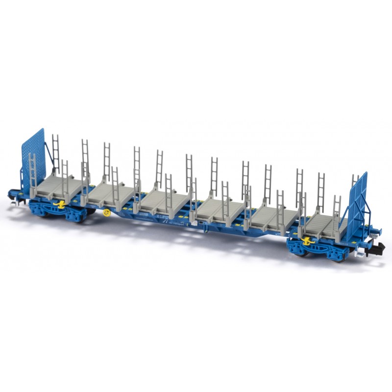 Log carrier wagon, COMSA. Log carrier wagon, COMSA.