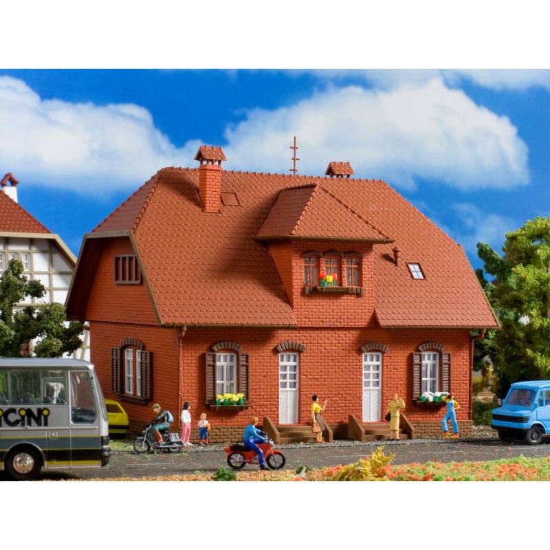 Brick settlement house. Brick settlement house.