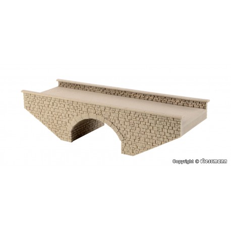 Stone arched bridge.