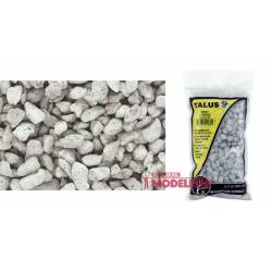 Coarse gray talus.