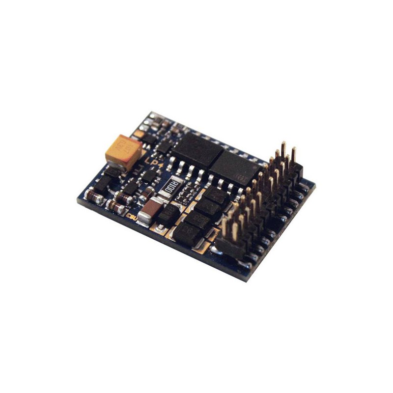 LokPilot V4.0 DCC decoder, 22-pin plug.