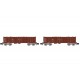 Ealos wagons with load of logs, RENFE