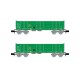 Ealos wagons, green version, RENFE