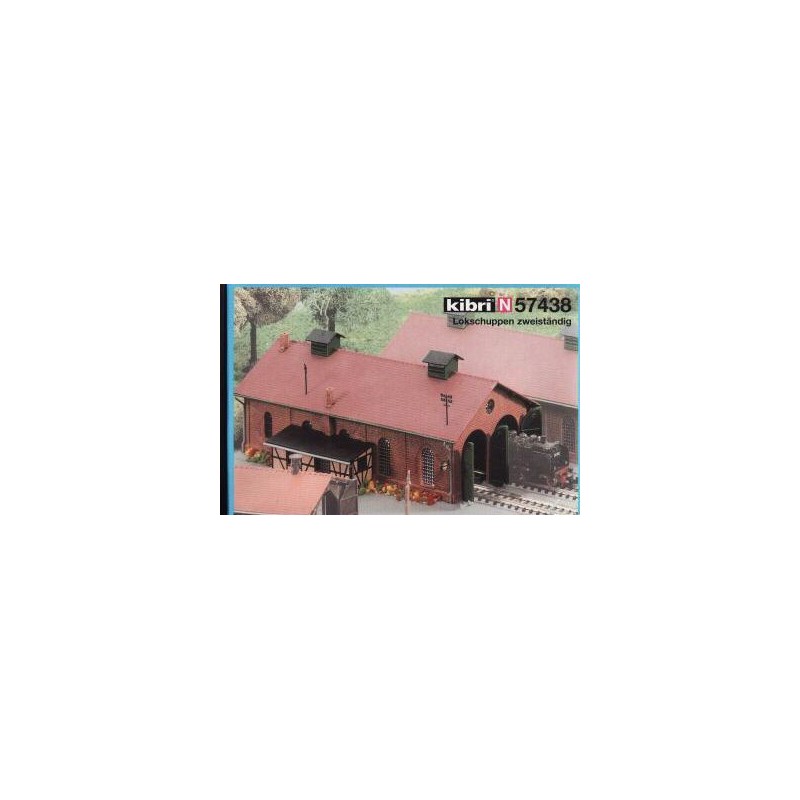 Taller y depósito de locomotoras. KIBRI 37438