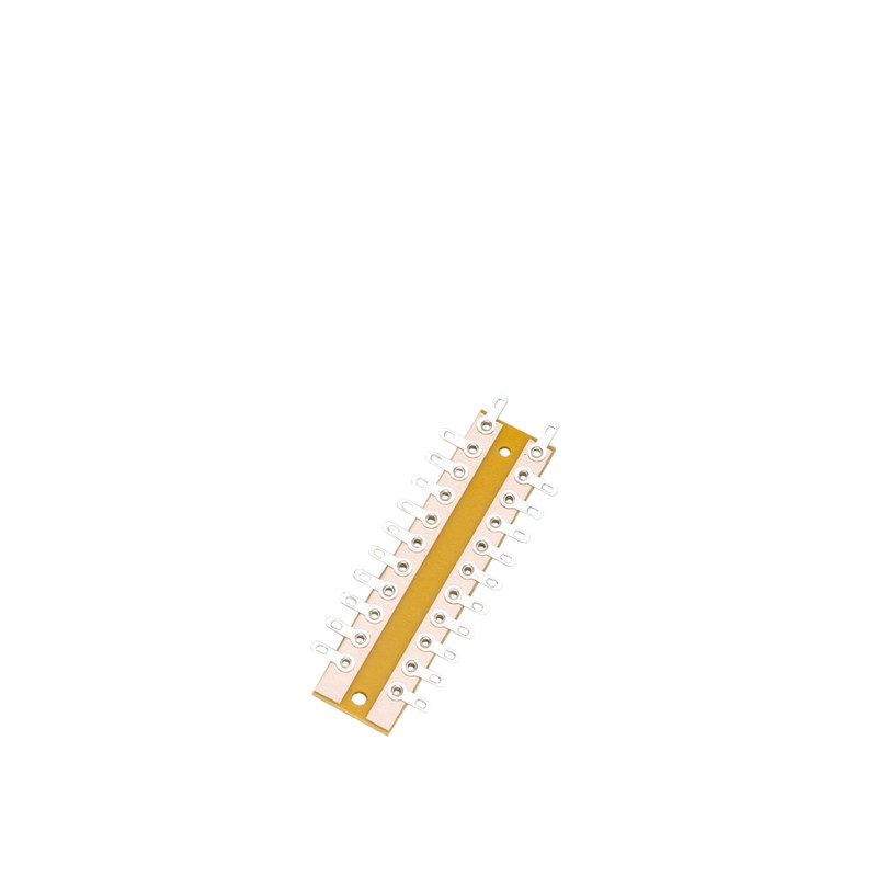 Solder tag junction block. Solder tag junction block.