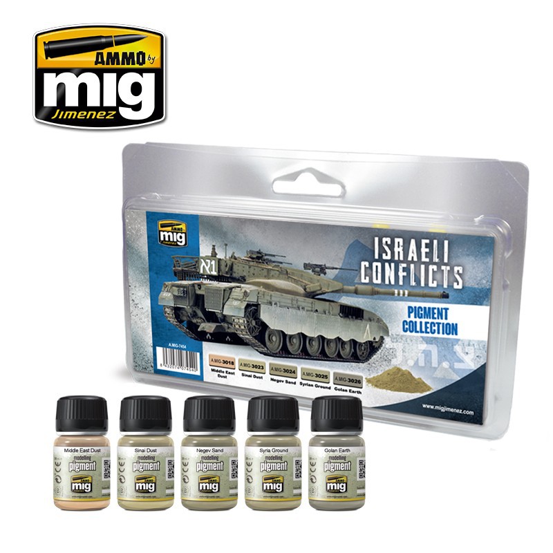 Israel conflicts pigments collection. Israel conflicts pigments collection.
