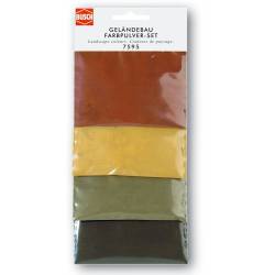 Cuatro pigmentos de color tierra. BUSCH 7595