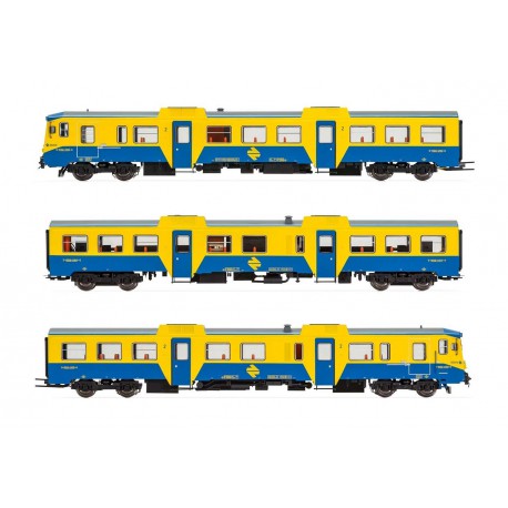 Automotor diésel 592 "azul/amarillo", RENFE.